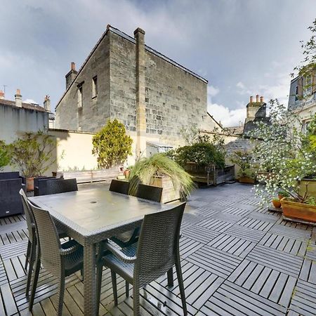 Lovely Apartment With Exceptional Terrace Bordeaux Exteriör bild