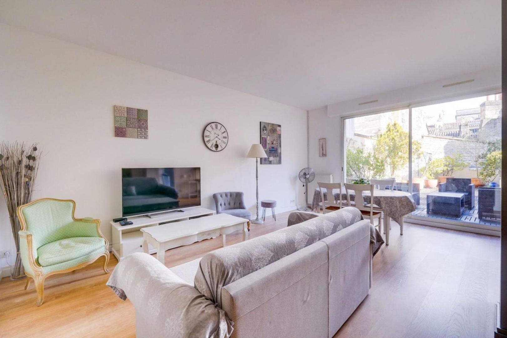 Lovely Apartment With Exceptional Terrace Bordeaux Exteriör bild